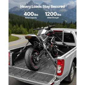 VEVOR Retractable Ratchet Straps, 25.4 mm x 3 m, Tie Down Straps with S Hooks, 544 kg Break Strength, 4 Soft Loops, Tie Down Rat