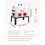 automatisk kyllingefoder, 18,14 kg kapacitet, 6 foderporte