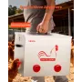 automatisk kyllingefoder, 38,56 kg Kapacitet, 6 foderporte