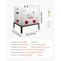 automatisk kyllingefoder, 38,56 kg Kapacitet, 6 foderporte