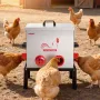 automatisk kyllingefoder, 22,68 kg kapacitet, 6 foderporte