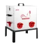 automatisk kyllingefoder, 22,68 kg kapacitet, 6 foderporte
