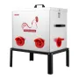 automatisk kyllingefoder, 22,68 kg kapacitet, 6 foderporte