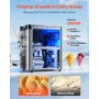 VEVOR Commercial Hard Ice Cream Machine, 2000W 12-20L per Hour, Countertop Gelato Hard Serve Ice Cream Maker with 6L 304 Stainle
