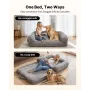 Human Dog Bed, 1810 x 1110 x 240 mm Orthopedic Memory Foam Human Sized Dog Bed, Humans Pet Beds with Side Pocket, Handle & Zippe