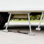 Universal RV Stabilizer, RV Bumper Stabilizer for Trailers, Campers, Fifth Wheel, Compact Foldable Design for Easy Storage, Adju