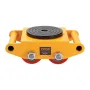 Machinery Skate Dolly, 13,200 LBS/6T Industrial Machinery Mover, Heavy Duty Carbon Steel Machinery Moving Skate with 4 PU Wheels