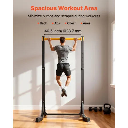Pull Up Bar, 150 kg kapacitet bærbar Pullup Bar Station, Pullup