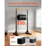 VEVOR Pull Up Bar, 150 kg kapacitet bærbar Pullup Bar Station, Pullup Bars Fritstående med H-rammestruktur & Heavy-Duty Ste