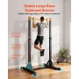 Pull Up Bar, 150kg Capacity Portable Pullup Bar Station, Pullup Bars Free Standing with H-Frame Structure & Heavy-Duty Steel Tub