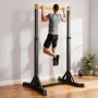 VEVOR Pull Up Bar, 150kg Capacity Portable Pullup Bar Station, Pullup Bars Free Standing with H-Frame Structure & Heavy-Duty Ste