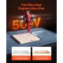 VEVOR 50W CO2-lasergraver, 500 x 300 mm, CO2-lasergraveringsskærermaskine med 4-vejs luftassistance, graveringsskæremaskine