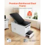 Pro Medical Exam Table, Medical Examination Bed with Adjustable Backrest, Physical Therapy Exam Table with Locking Cabinet, 2 Dr