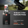 VEVOR 12 L Hydraulic Power Unit, Dobbeltvirkende Dump Trailer Pumpe, 22 MPa Max Relief Pressure & 3,4 L/min Flow Rate, DC 12V