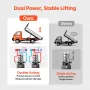12 L Hydraulic Power Unit, Double Acting Dump Trailer Pump, 22 MPa Max Relief Pressure & 3.4 L/min Flow Rate, DC 12V Hydraulic P