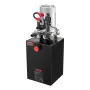 12 L Hydraulic Power Unit, Double Acting Dump Trailer Pump, 22 MPa Max Relief Pressure & 3.4 L/min Flow Rate, DC 12V Hydraulic P