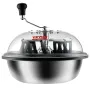 Leaf Bowl Trimmer, 487.7 cm Trimmer Bowl, Manual Bud Trimmer with Stainless-Steel Blades for Twisted Spin Cut, Clear Visibility 