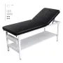 Medical Exam Table, 227kg Loading Medical Examination Bed with 0°–40° Adjustable Backrest, Physical Therapy Exam Table with Stor