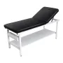 Medical Exam Table, 227kg Loading Medical Examination Bed with 0°–40° Adjustable Backrest, Physical Therapy Exam Table with Stor