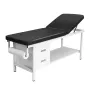 Medical Exam Table, Medical Examination Bed & Adjustable Backrest, Physical Therapy Exam Table with Drawers, Storage Shelf, Pape