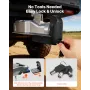 Trailer Hitch Lock, Fits for 46 mm, 50.8 mm, 58.7 mm Couplers, Heavy-Duty Anti-Theft Trailer Ball Lock with 3 Keys, Prying-Resis