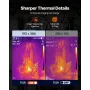 Pro Thermal Imaging Camera, Upgraded 512 x 384 TISR Super Resolution, 3.45" LCD Infrared Thermal Imager with 2MP Visual Camera, 