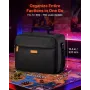 Miniature Storage Carrying Figure Bag, Fits for 1:500-1:750 Scale Models, Miniature Transport Bag with Adjustable Shoulder Strap