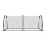 VEVOR Baseball Batting Cage, 6060 x 3660 x 2500mm Freestanding Portable Batting Cage, Hitting Cages with 30-Ply Knotted HDPE & P