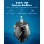 Hydraulic Steering Helm Pump, 110kW (150 HP), Helm Pump for Boat, with 6.9 MPa/1000 psi Max Working Pressure, Aluminum Alloy Hou