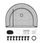 VEVOR Baseball Batting Cage, 3660 x 3100 x 2330mm Freestanding Portable Batting Cage, Hitting Cages with 4-Ply Knotless Polyeste