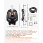 VEVOR Hydraulic Steering Kit, 110kW (150 HP), Marine Boat Hydraulic Steering System, med 6,9 MPa/1000 psi styrepumpe, to-vejs Lo