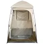 VEVOR Camping Shower Tent, 1 Room, Foldable Privacy Tent Changing Room with Ground Stakes, Ropes, Carry Bag, and Crossbar, 210D 