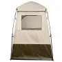 VEVOR Camping Shower Tent, 1 Room, Foldable Privacy Tent Changing Room with Ground Stakes, Ropes, Carry Bag, and Crossbar, 210D 