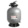 Sand Filter, 609.6 mm, 246.1 LPM Above Inground Swimming Pool Sand Filter System, with 7-Way Multi-Port Valve, Backwash, Rinse, 