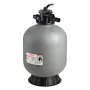 Sand Filter, 609.6 mm, 246.1 LPM Above Inground Swimming Pool Sand Filter System, with 7-Way Multi-Port Valve, Backwash, Rinse, 