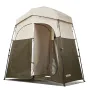 VEVOR Camping Shower Tent, 2-Room Foldable Portable Privacy Tent Changing Room with Ground Stakes, Ropes, and Carry Bag, 150D Ox