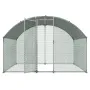 Metal Chicken Coop, 9.8x6.5x6.5ft Large Walk-in Chicken Runs with Cover, Doom Roof Hen House Enclosure with Security Lock, Outdo