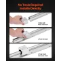 Linear Rail Kit, SBR25, 2 stk 1200 mm (47,24 tommer) lineære
