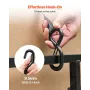 VEVOR Retractable Ratchet Straps, 25.4 mm x 4.9 m, Tie Down Straps with S Hooks, 700 kg Break Strength, Carry Bag, Tie Down Ratc