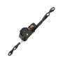 Retractable Ratchet Straps, 25.4 mm x 4.9 m, Tie Down Straps with S Hooks, 700 kg Break Strength, Carry Bag, Tie Down Ratcheting