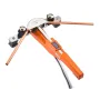 Tubing Bender Kit, 6 mm to 22 mm, Compact Ratcheting Tube Pipe Bender, Forward/Reverse Hand Bending Tool, with 7 Aluminium Alloy
