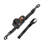 VEVOR Retractable Ratchet Straps, 50.8 mm x 3 m, Tie Down Straps with S Hooks, 1375 kg Break Strength, 2 Soft Loops, Tie Down Ra