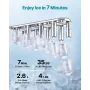Water Dispenser with Ice Maker, 3-in-1 Countertop Water Dispenser, 16 KG/24H, 12 Cubes/7 Min Fast Ice Making with 1.8 KG Storage