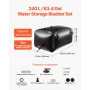 VEVOR Water Storage Bladder, 240L Portable & Collapsible Water Storage Bag, Wear-Resistant 1000D PVC Soft Waters Bag, Leakproof 
