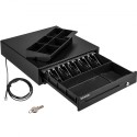 Cash Register Drawer, 16" 12 V, for POS System with 5 Bill 6 Coin Cash Tray, Removable Coin Compartment & 2 Keys Included,
