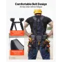 Tool Belt, 22 Pockets Tool Pouch with Suspenders for Men, Heavy Duty Adjustable Utility Belt Bag Suspenders for Electrician, Car