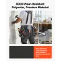 Tool Belt, 22 Pockets Tool Pouch with Suspenders for Men, Heavy Duty Adjustable Utility Belt Bag Suspenders for Electrician, Car