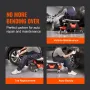 Mechanics Stool, 136.1kg Capacity Rolling Mechanic Seat with 10.2cm Wheels, Three Slide-Out Tool Trays and Drawer, Heavy Duty Ro