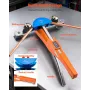 VEVOR Tubing Bender Kit, 6 mm to 22 mm, Compact Ratcheting Tube Pipe Bender, Ratchet Hand Bending Tool, with 7 Color Aluminium A