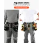 Tool Belt, Magnetic Tool Pouch for Men, 28 Pockets Heavy Duty Adjustable Utility Belt Detachable Bag for Electrician, Carpenter,